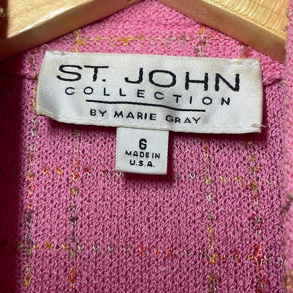 St. John Collection by Marie Gray Vintage Bouclé Knit Jacket Blazer - Picture 7 of 17